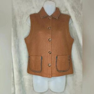 GOTCHA COVERED Vintage wool like vest (#940)